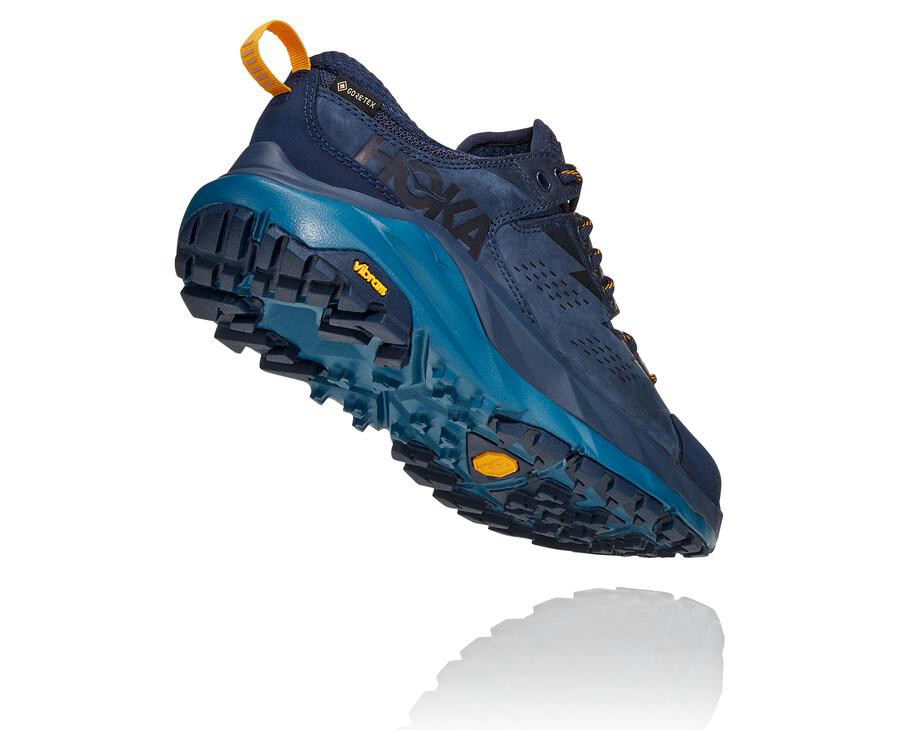 Hoka One One Trail Schoenen Dames - Kaha Laag Gore-Tex - Donkerblauw - BO5329076